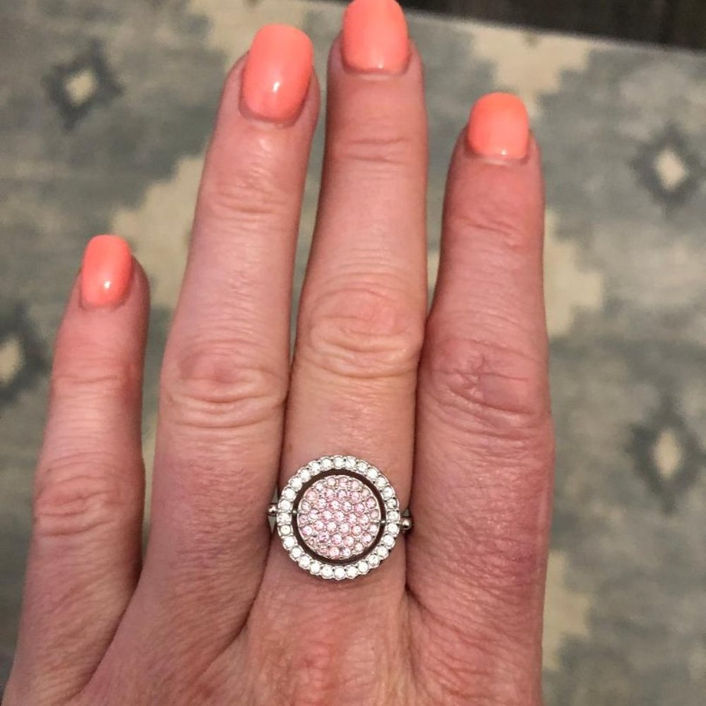 Swarovski Reversible Ring SZ 7